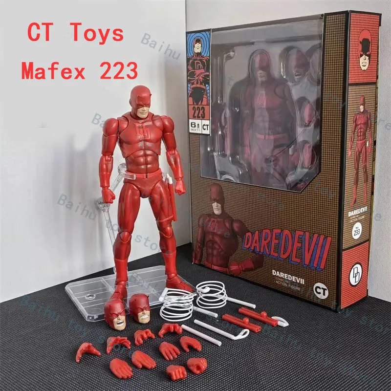 

Bandai CT Toys Daredevil Mafex 223, фигурка KO Super Hero, комическая версия, экшн-фигурки, коллекционная модель, фигурка, игрушка, подарок для мальчиков