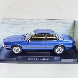 Diecast 1:18 Scale 6 Series E24 Simulation Alloy Car Model Toy Collectible Gifts Ornaments