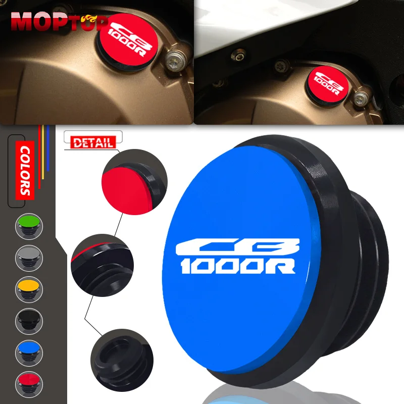 

Newlest cb1000r Motorcycle Engine Dain Plug Cover Oil Filler Cap Oil caps Screw Protection For CB1000R CB 1000R 2008-2023 2024