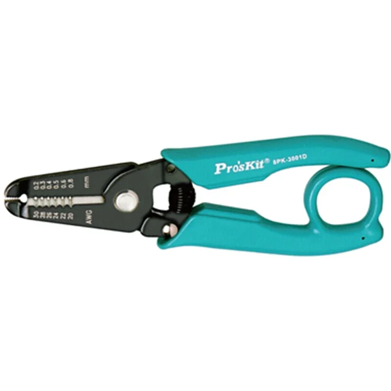 7-in-1 Pro'sKit 8PK-3001D 8PK-3002D hochwertige elektronische Abisolierzange und Schneidzange (AWG 30/28/26/24/22/20 Präzisionszange) – Detail 4