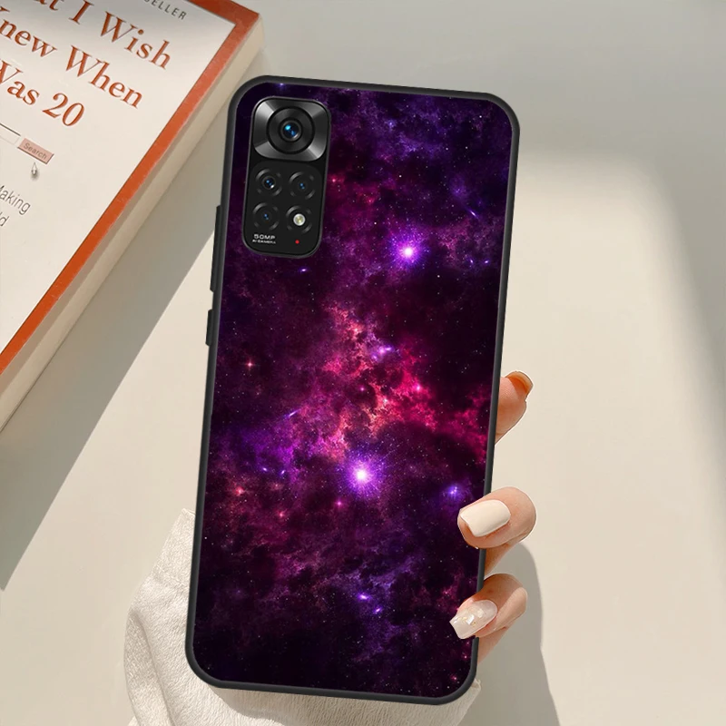 Space For Galaxy Universe Case For Xiaomi Redmi Note 11 10 9 8 Pro Note 11S 10S 9S 8T K50 K40 9A 9C 10A 10C Cover
