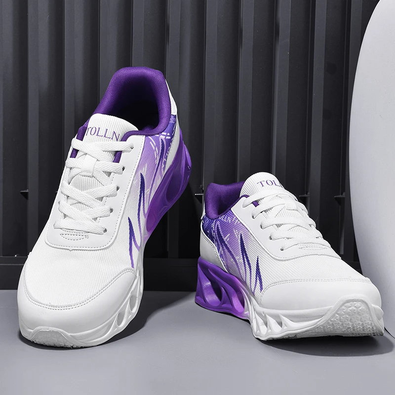 YRZL أحذية تدريب الصالة الرياضية للرجال 2025 أحذية رياضية سهلة الارتداء خفيفة الوزن أحذية مشي مضادة للانزلاق مريحة أحذية تدريب رياضية غير رسمية