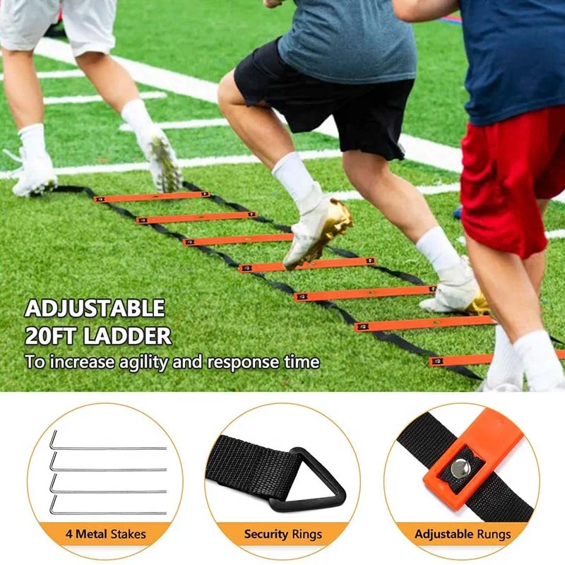 Speed Agility Ladder Training Equipment Soccer Football Sport Specific Agility Rungs Training Set
