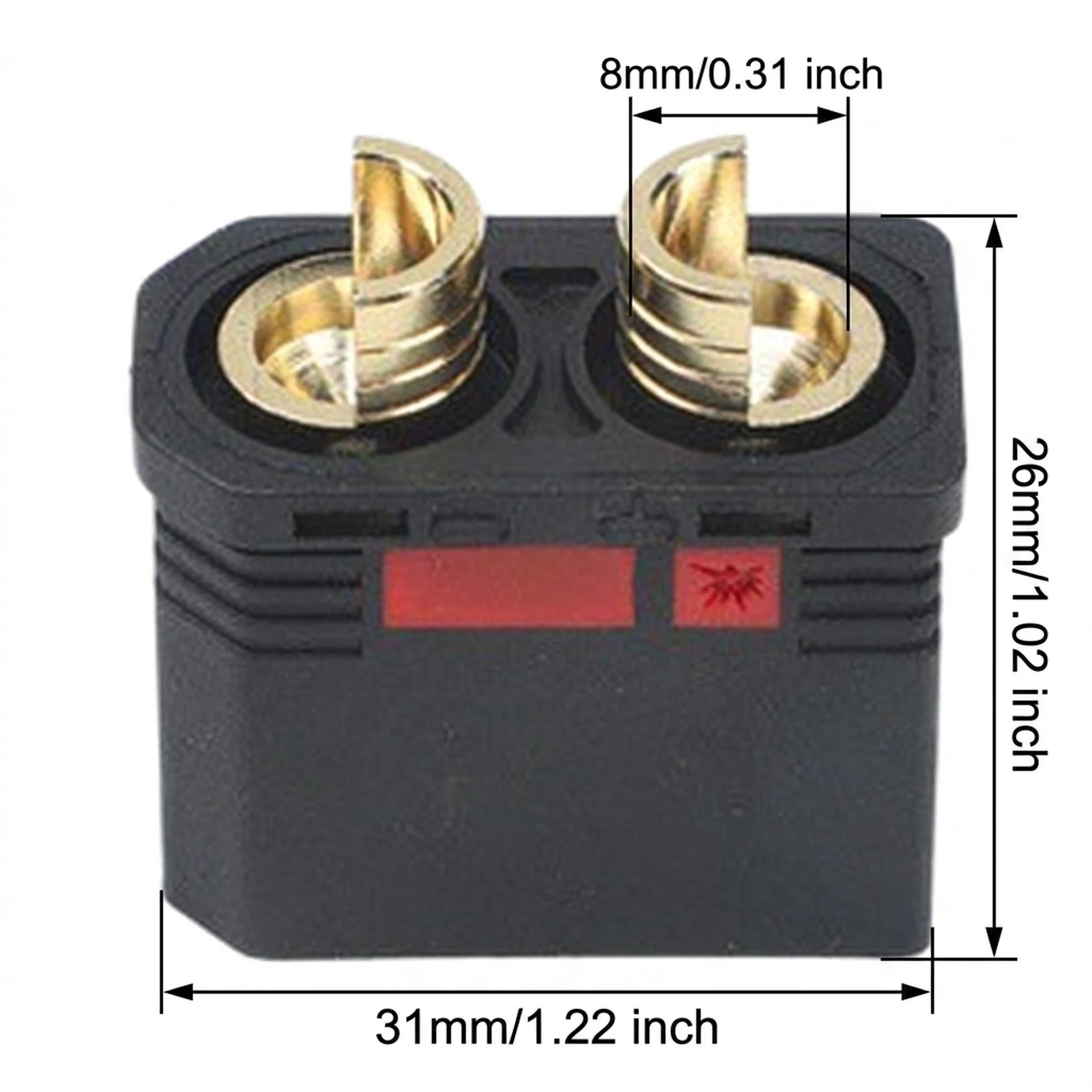 Anti-static High Current Connector Anti-static Connector Plastic Material Rated Voltage 600V Reverse Depolarization Design
