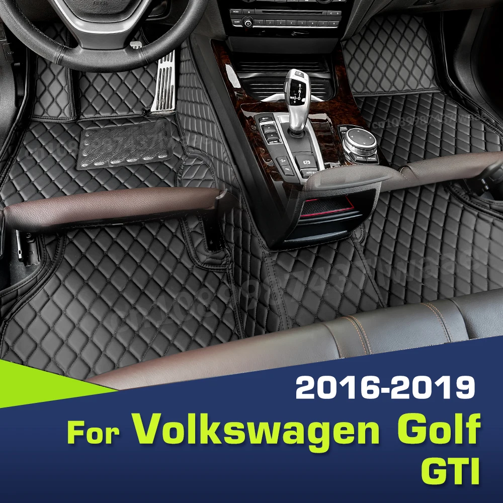 

Автомобильные коврики для VW Volkswagen Golf GTI 2016 2017 2018 2019, оригинальные автомобильные накладки на ножки, интерьерные аксессуары