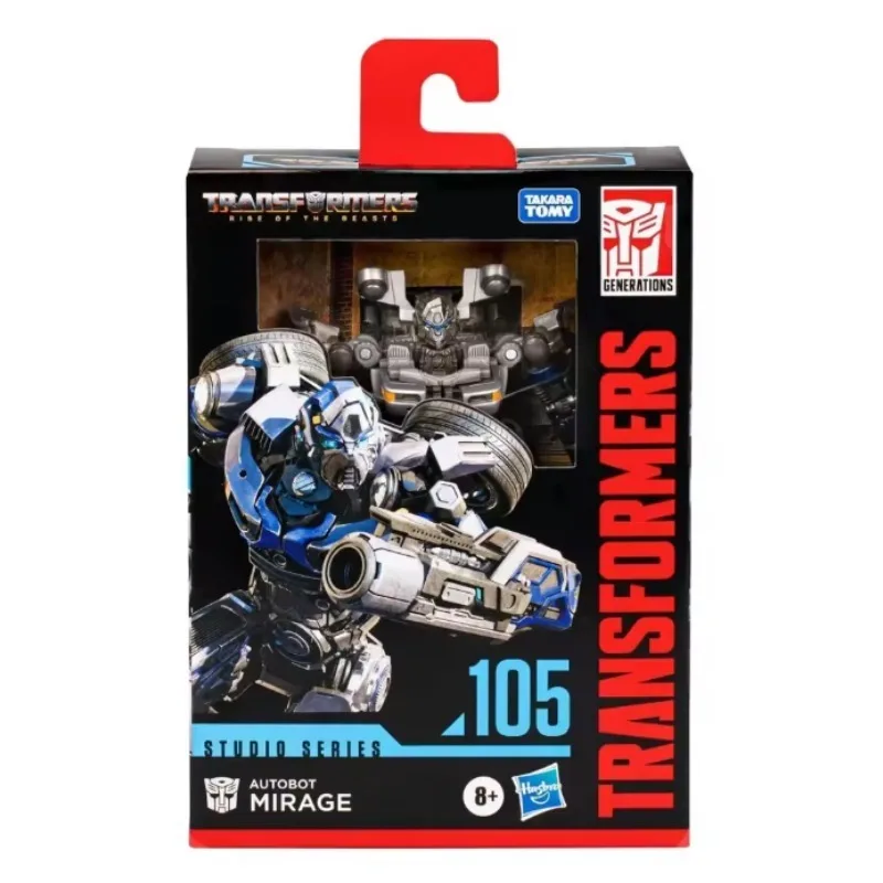 

Новые оригинальные классические игрушки Hasbro Transformers Studio Series SS-105 Deluxe Mirage, фигурка-модель, игрушка на день рождения