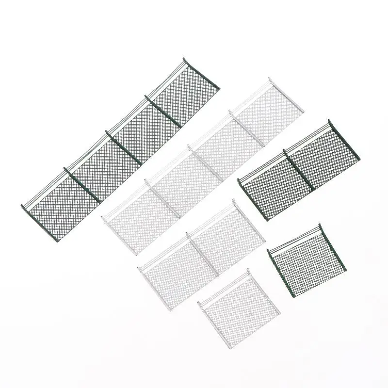Miniature Fence Model 10Pcs Barriers Net for DIY Diorama Train Layout Realistic Railway Decoration Accessories