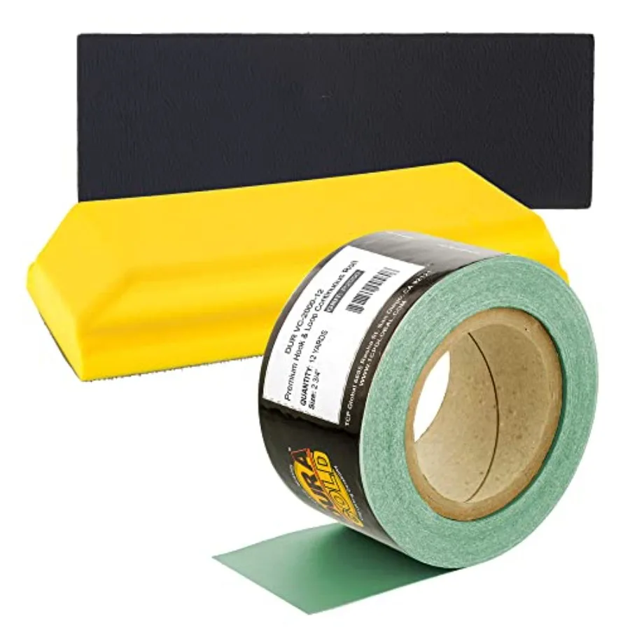 

Прямоугольный шлифовальный блок Pro Series 7-3/4" x 2-3/4" с креплением на липучке, адаптером PSA и зернистостью 2000, зеленый