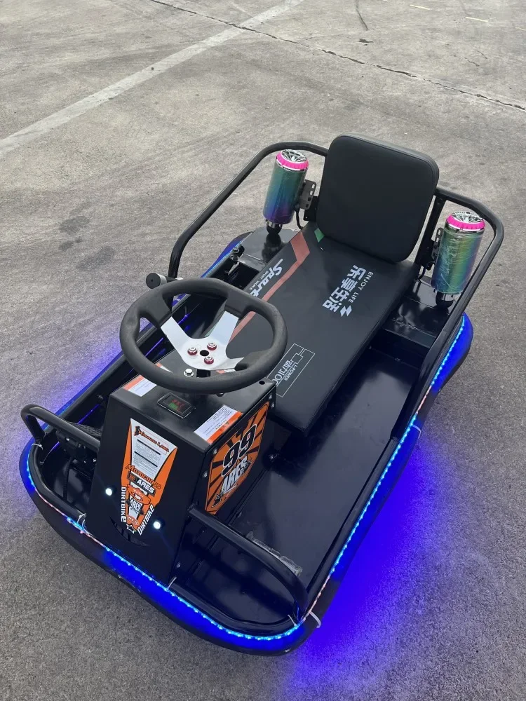 New 36V Electric Drift Car Kart Adult Two-Seat Tail Swing Car