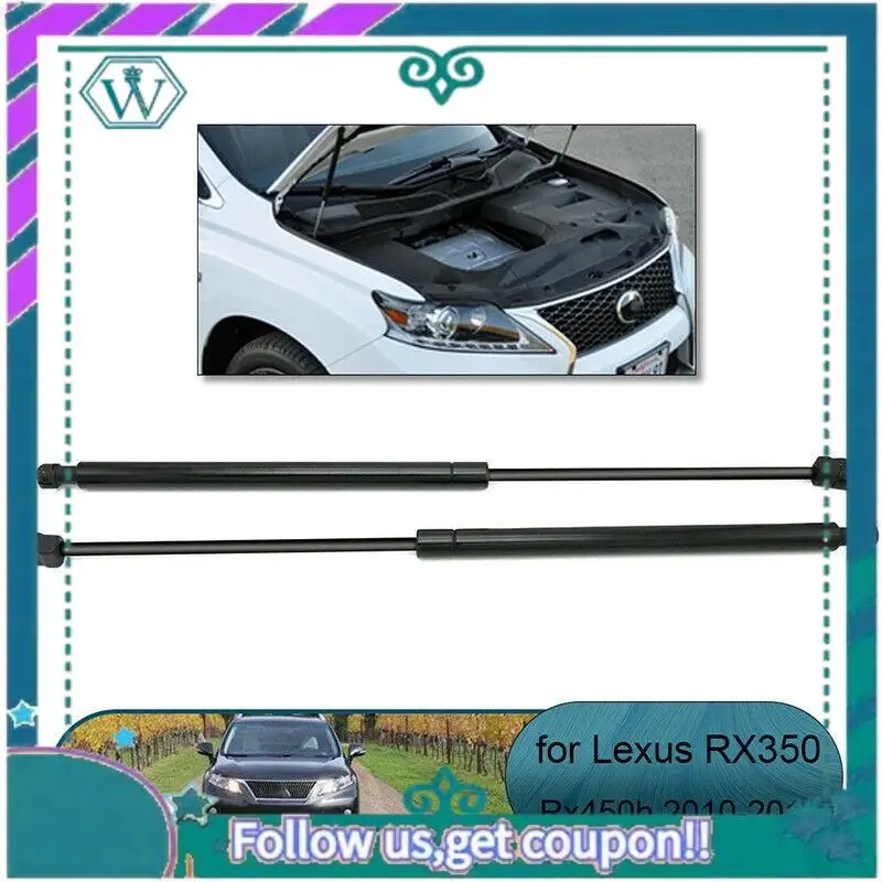 

AA92-2X Front Bonnet Hood Lift Struts Support Shock Gas Cylinder Set For Lexus RX350 RX450H 2010-2015