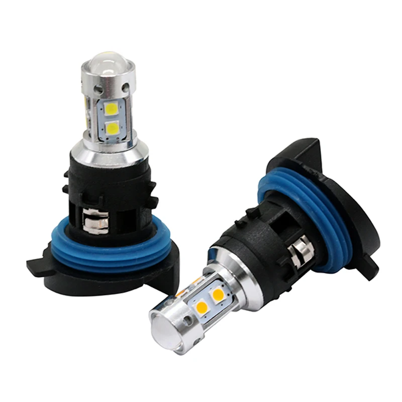 3030 10SMD White/Amber PH24W Canbus DRL for Peugeot 3008 5008 for Citroen C5 MK2 Car LED Daytime Running Light Lamp