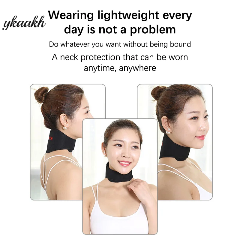 

Medium Soft Portable Neck Brace Set of 2 - Magnetic Self-Heating Therapy for Nerve Tingling