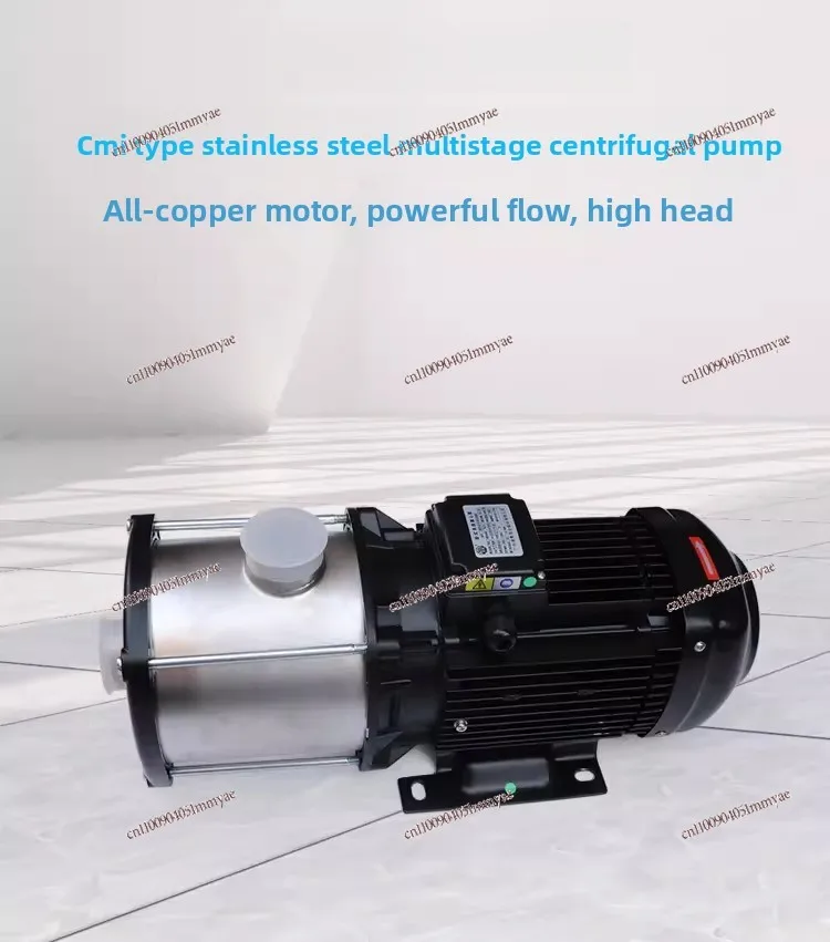 Horizontal New Electric Three-phase Single-phase Multi-stage Stainless Steel Centrifugal Pump Circulating Booster Pump