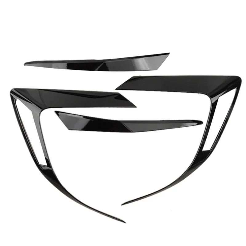 

QB-4 шт./компл. глянцевая черная задняя фара, накладка из АБС-пластика, подходит для Honda Civic 10th Sedan 2016-2020 запасные части