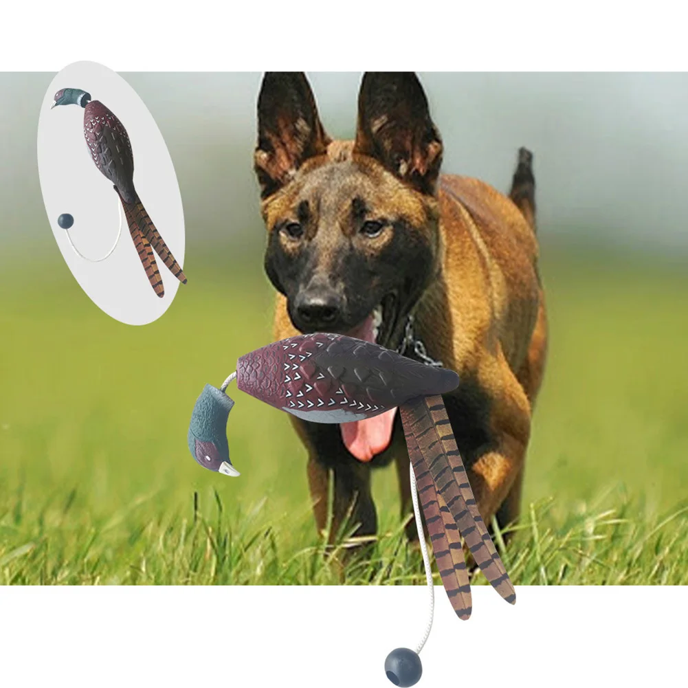 

Realistic Design Fake Turkey Bite-Resistant Dummy Teaches Mallard Waterfowl Game Retrieval Bird Indestructible Chewing Toys