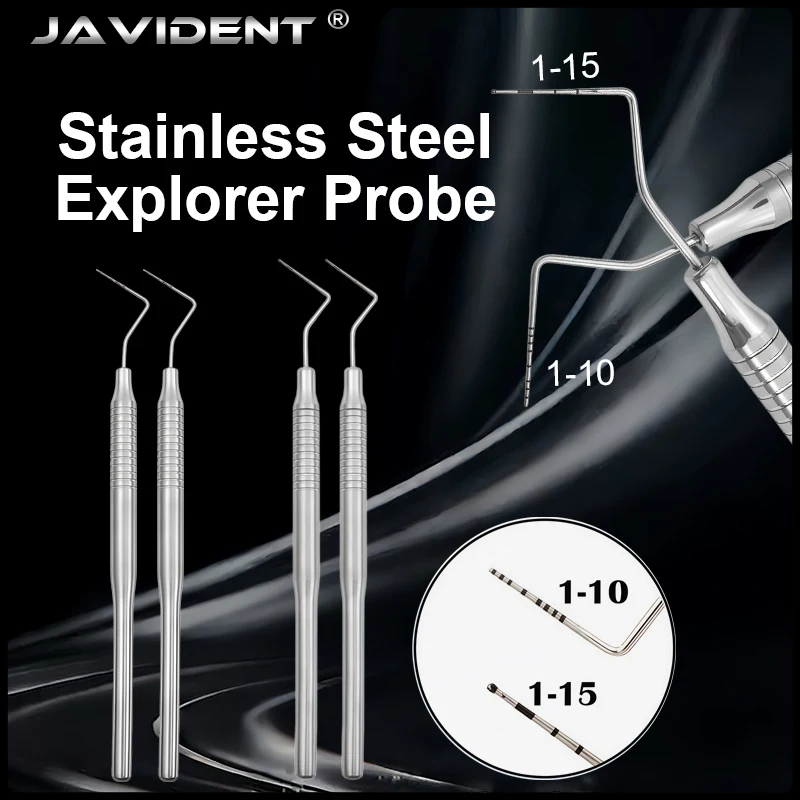 1Pcs Dental Instruments, Stainless Steel CPI Probes, Periodontal Scaling Probe Tips, Oral Examination Tools