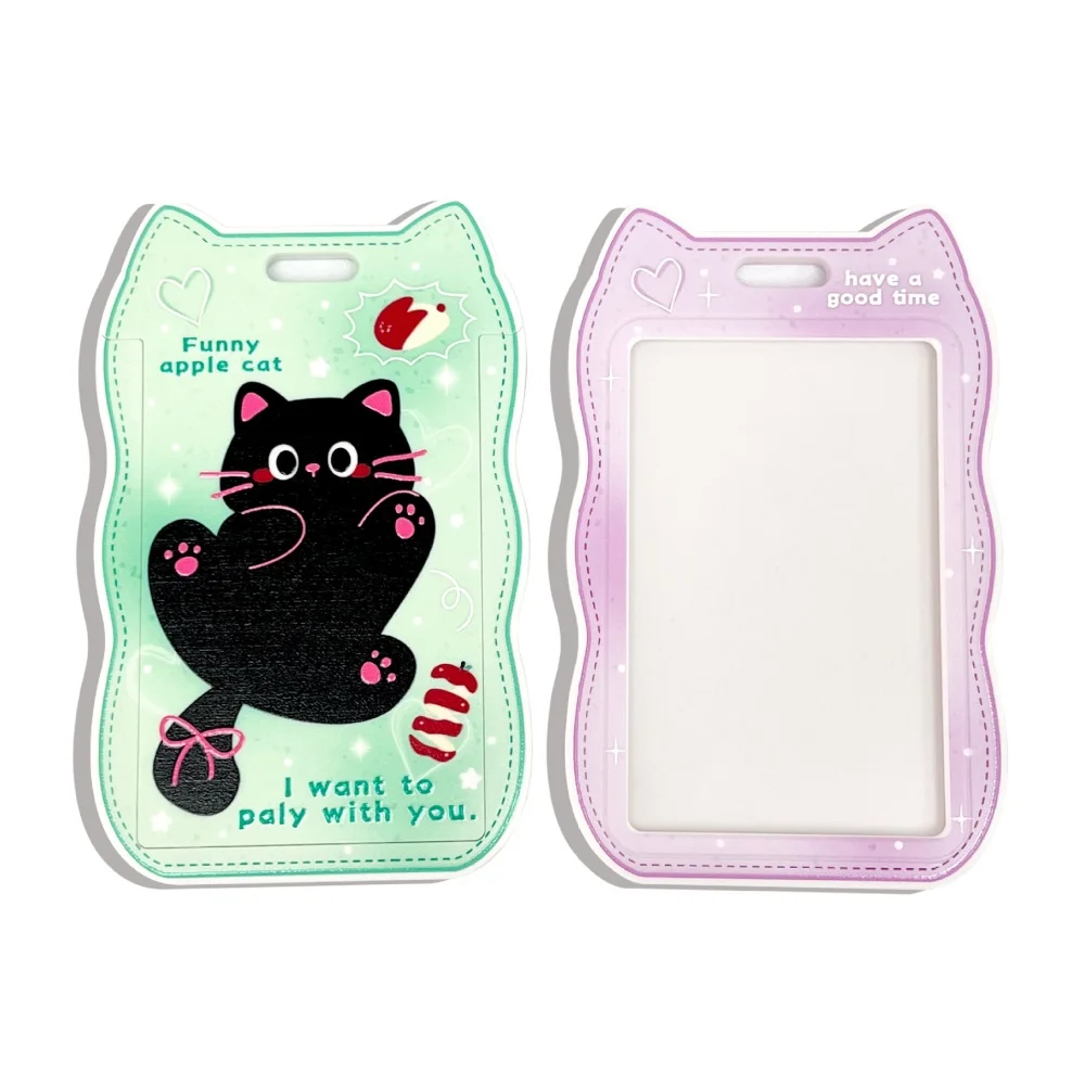 Card Case Protective Student Card Holder Bus Card Holder Acrylic Photocard Holder For Campus Work School