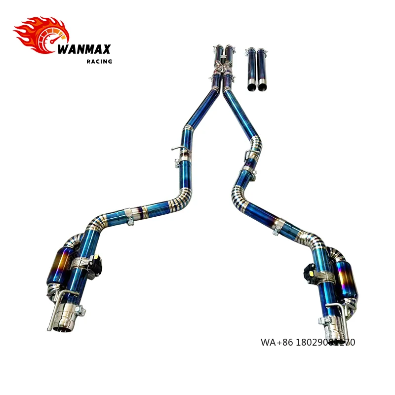 High Performance Titanium Catback Exhaust System for 2017 Dodge Challenger RT 5.7L HEMI V8, Lightweight Upade Agessive Sound