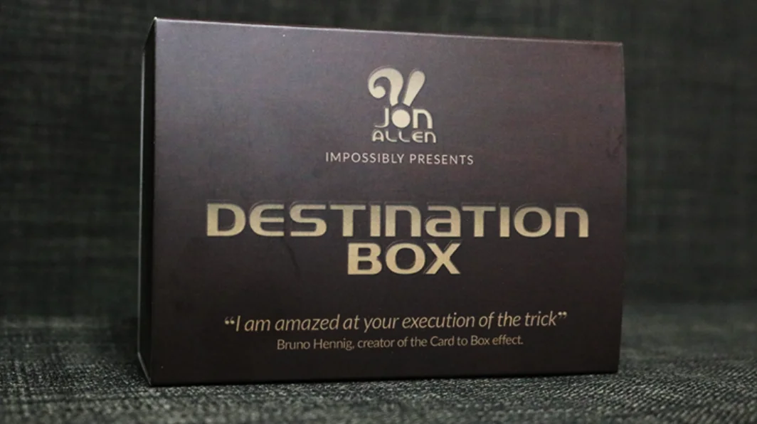 2023 Destination Box by Jon Allen -Magic tricks