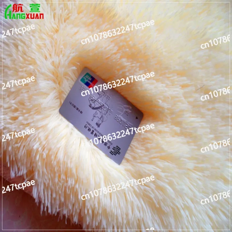 Bedroom Carpet Living Room Bedside Plush Simple Long Hair Tie-Dye Silk PV Plush Floor Mat Under Bed