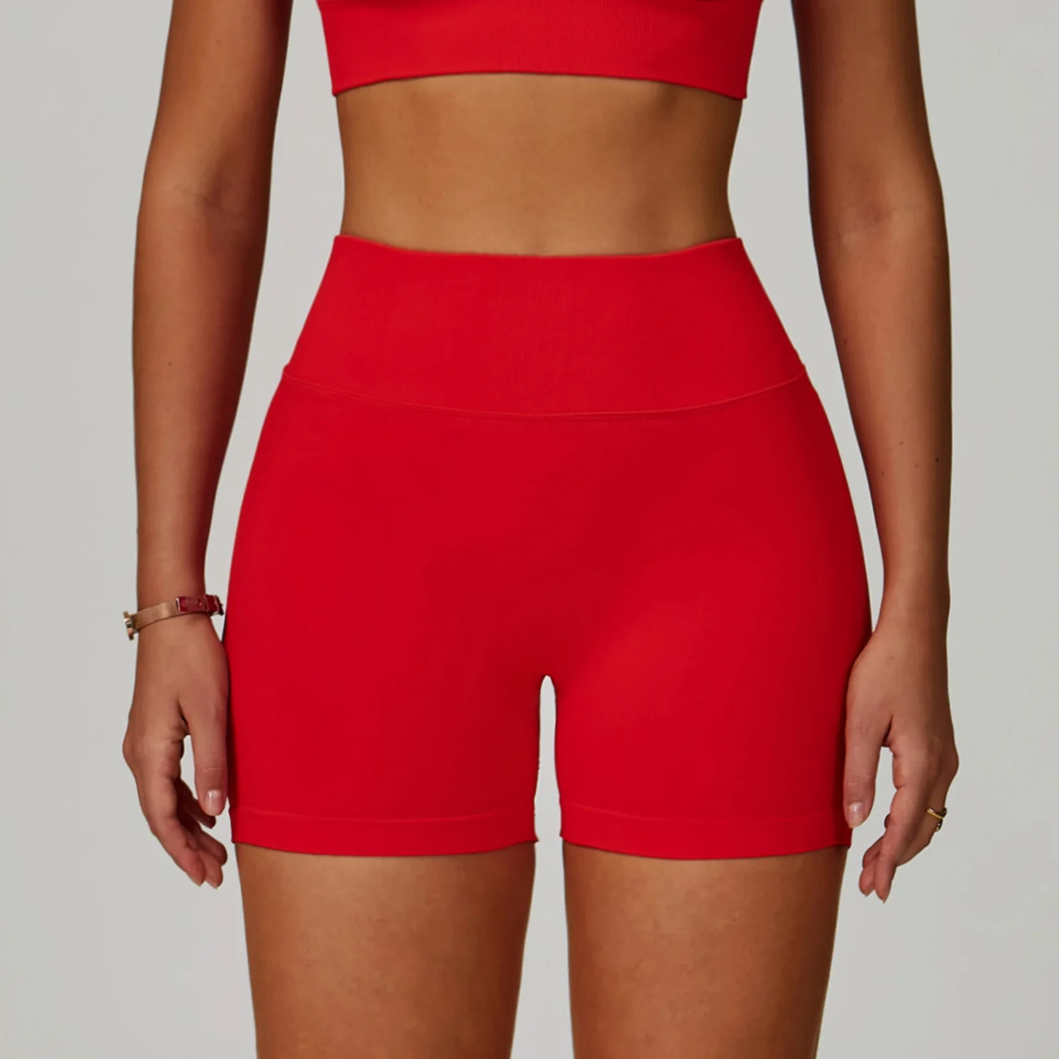 

Summer Seamless Running Sports Shorts Women Buttock Lift Leggings Women Cycling Slim Fit Workout Shorts High Waist Yoga Shorts