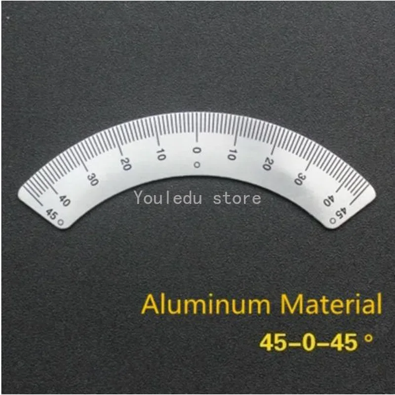 New Protractors Milling Machine Part - Angle Plate Scale Ruler 45 Degree Angle Arc M1197 Measuring Gauging Tools