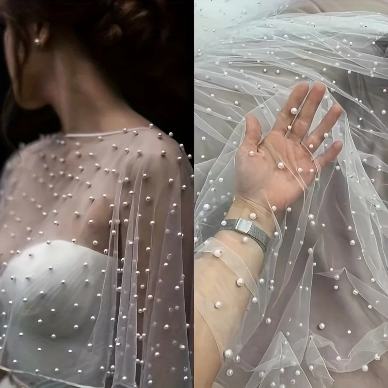 

Elegant Wedding Bridal Evening Dress Lace Shawl Wedding Cover Up Pearl Cape Short Shawl Party Jacket Wraps Dress Accessories