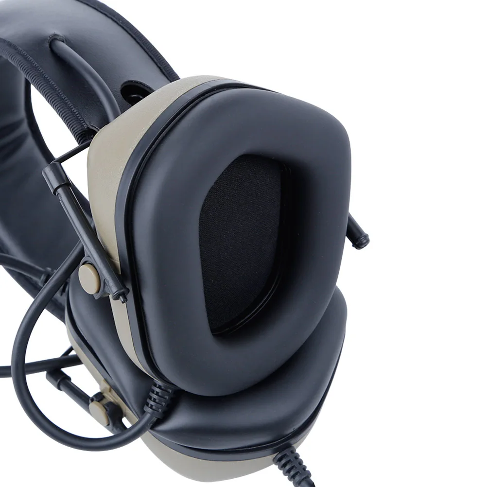 

Tactical Headset Professional Electronic Earmuff with Noise Protection for Outdoor Shooting Hunting Games Team Activity Walkie