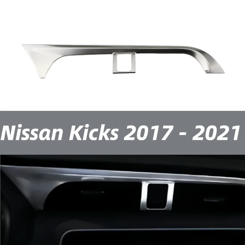 

Car Interior ABS Console Dashboard Air Condition Vent Outlet Cover Trim Frame For Nissan Kicks 2017-2021 Car Styling Accessories