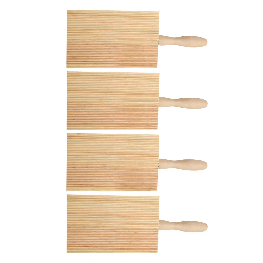 

4pcs Gnocchi Board Pasta Maker Wear-resistant Kitchen Tool Space-saving Dough Roller Gnocchi Board Practical