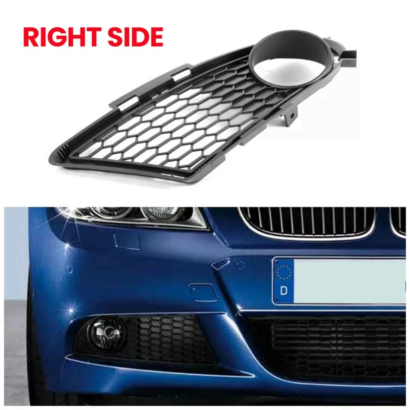 For BMW 3-Series E90 E91 LCI M Sport 2009-2011 Car Front Bumper MTECH Fog Light Grilles