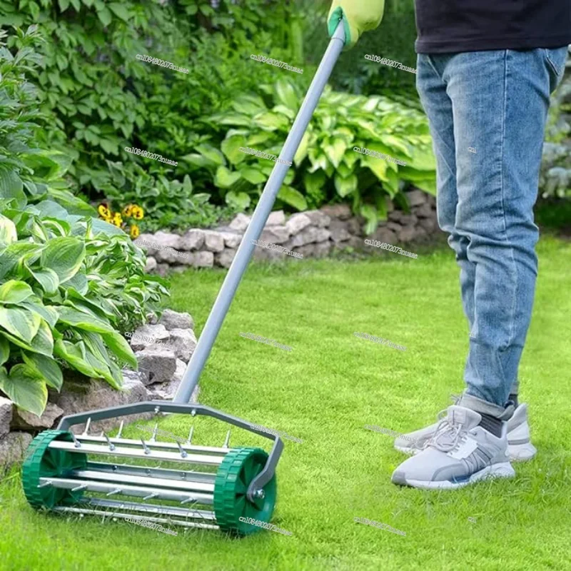 Lawn Punching Hole Loose Soil Cracking Tooth Oxygen Breather Garden Turning Ground Hand Support Puncture