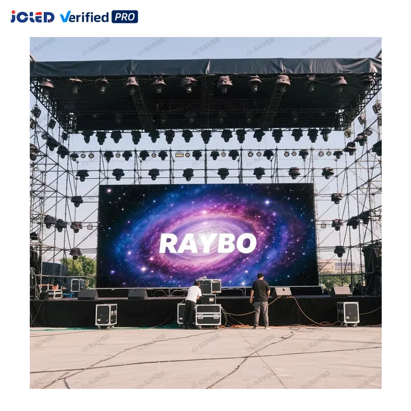 

5m×3m Turnkey Complete LED Video Wall System, P2.6 P2.9 P3.91 LED Panel Screen for Indoor Outdoor Stage Background Advertising