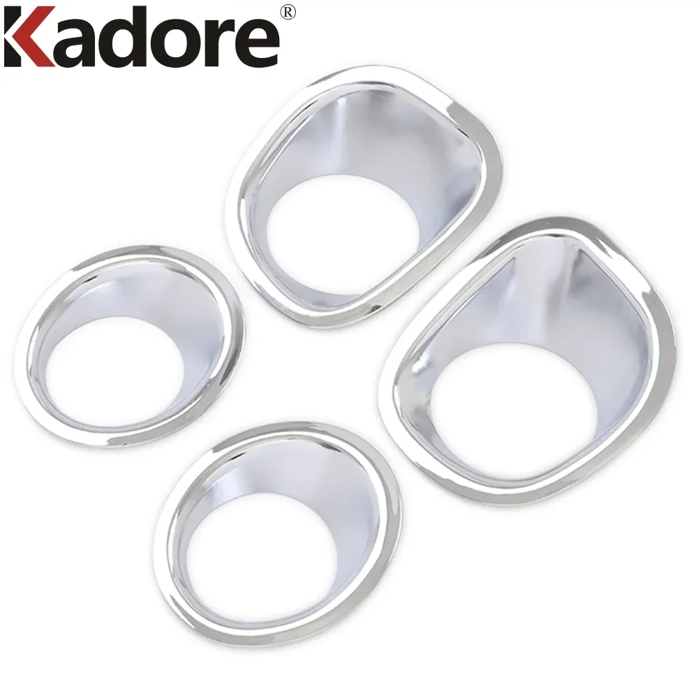 

Front Rear Fog Light Lamp Cover Trim For Nissan X-Trail 2008 2009 2010 2011 Chrome Car Foglight Trims Accessories (Not For T31)