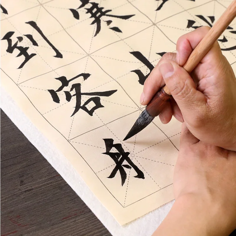 Chinese Calligraphy Xuan Paper Handmade Archaize Thicken Half Ripe Rice Papier Students Adult Brush Pen Practice Special Papier