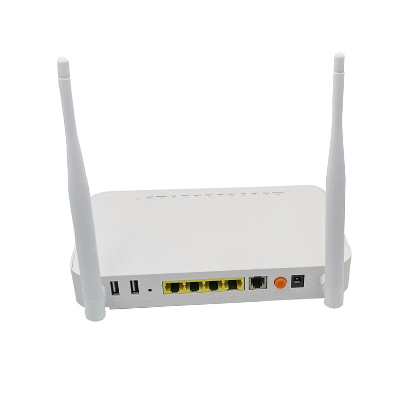 FASO nuevo XPON ONU GE 2USB TEL HGU WIFI 2,4G y 5G banda Dual ONT EPON/GPON versión en inglés PT939G enrutador módem de fibra óptica