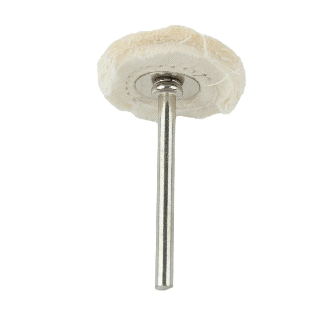 

5pcs Polishing Cloth Wheel Buffing Pad For Jewelry Polishing Tools With 25mm Diameter And 3mm Shank For Rotary Tool Use