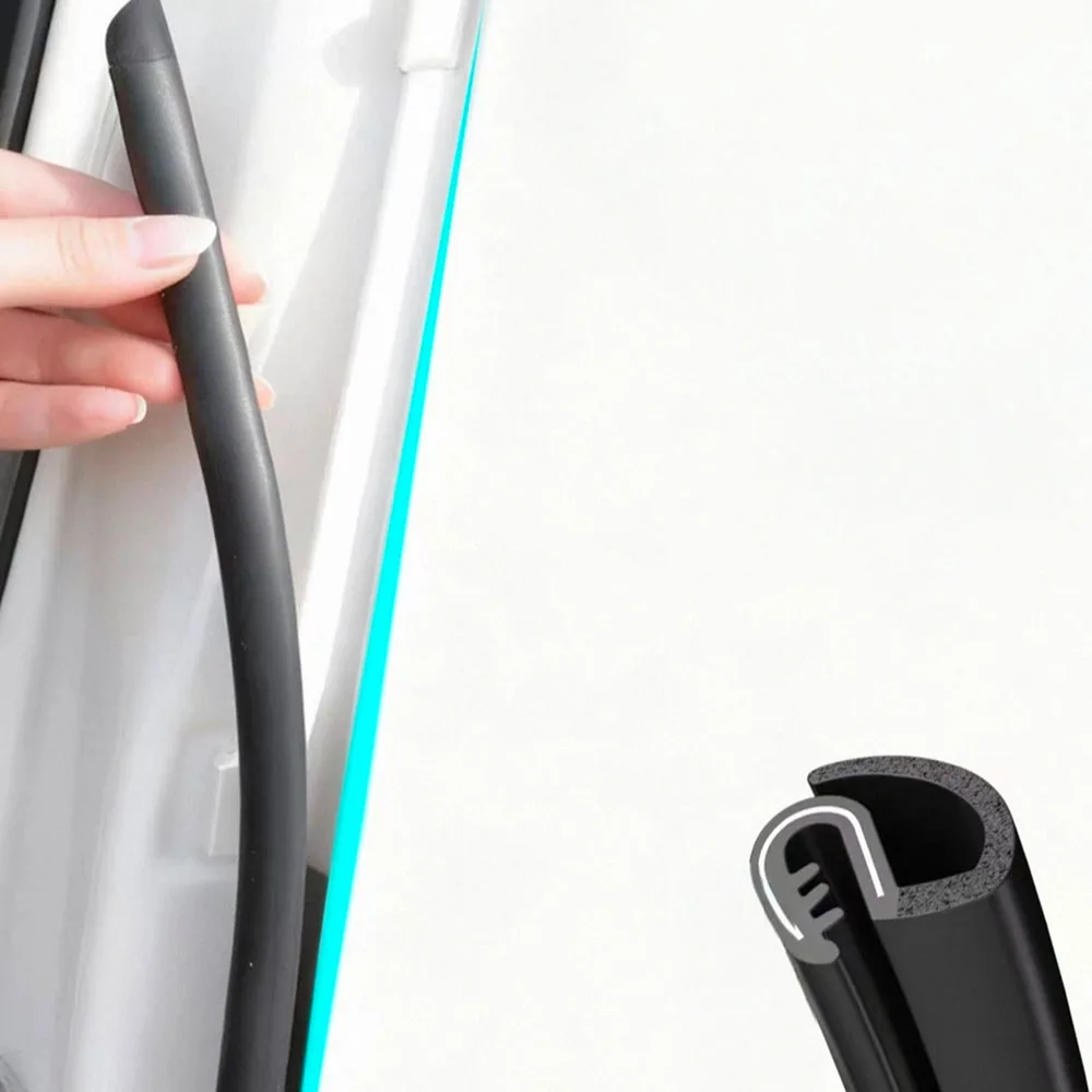 Car Sound Insulation Seal Strip For JISHI ADAMAS Jishi 01  Pillar Dashboard Window Hood Trunk Dustproof Rubber Sealing Strip