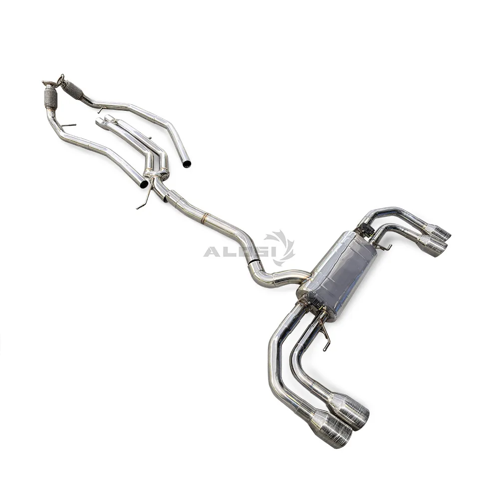 

Suitable for Volkswagen Touareg 3.0T 2018-2022 High Quality ALOSI Stainless Steel Exhaust Valve Muffler