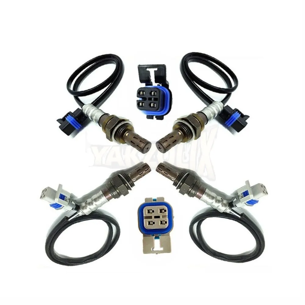 4pcs Up Downstream O2 Oxygen Sensor for Chevrolet Express 3500 V8 4.8L 6.0L GMC Savana 1500 2500 3500 V6 4.3L 234-4285 234-4651