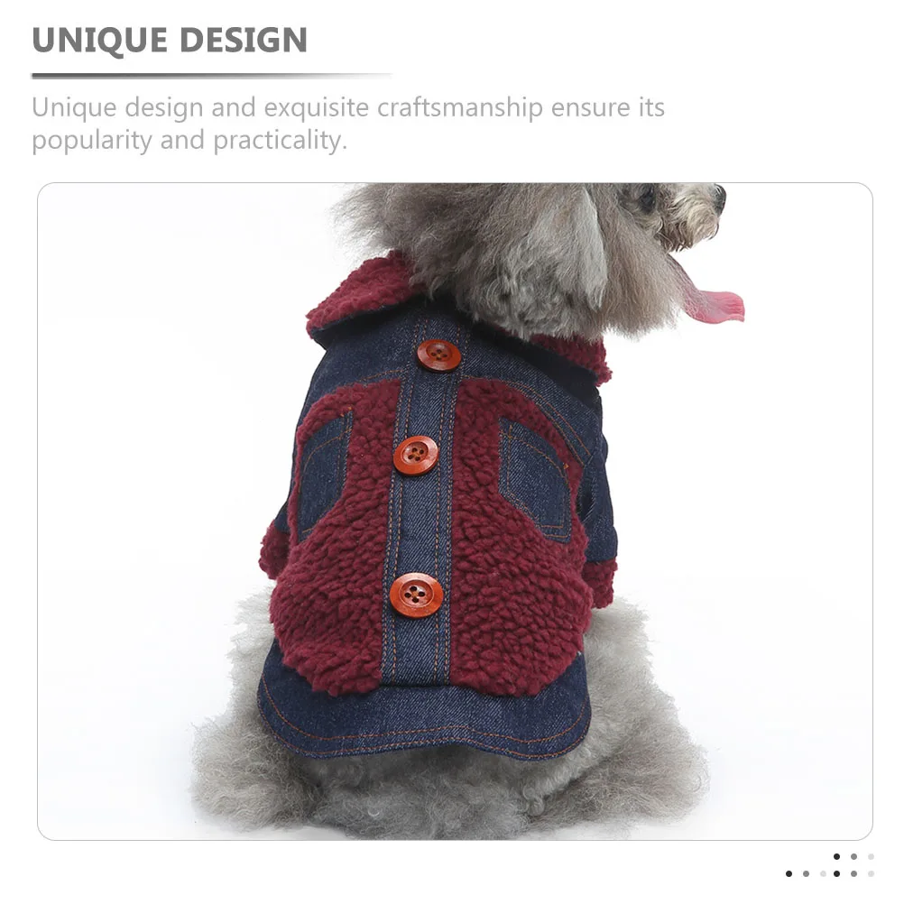 

Comfortable Dog Clothes Warm Winter Pet Apparel Soft Wear-Resistant Coat Perfect for Daily Use and Seasonal Parties