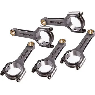 maXpeedingrods 5pcs Connecting Rods for Fiat 2.0 coupe 5 cyl 20V Turbo H Beam MSR 145 mm Conrod Manufacture