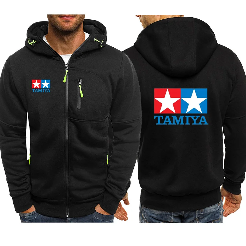 TAMIYA Legendary 90 Car Toy Classic Logo Print Hoodie Set Men\'s Fleece Sweater Casual Sportswear Casual Sweatshirts 2024