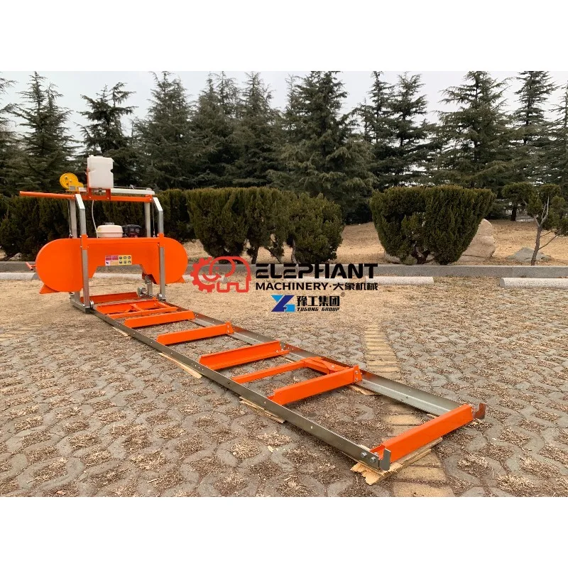 Hot Sale Portable Petrol Wood Band Sawmill Log Saw Machine Portable Sawmill for Timber Cutting