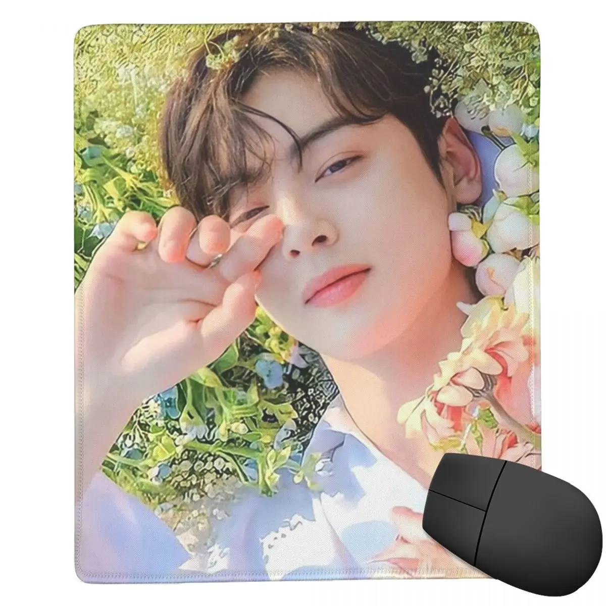 Cha EunWoo Kpop Astro Mouse Pad Computer Keyboard Mouse Mat Gamer PC Laptop Desk Mat Office Accessories