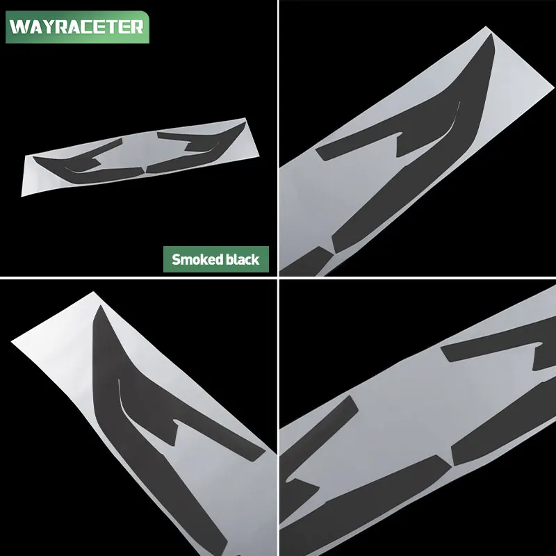 2 Pcs/Set Car Headlight Tint Smoked Black Protective Film Transparent TPU Sticker For Toyota RAV4 2026 2025 Accessories