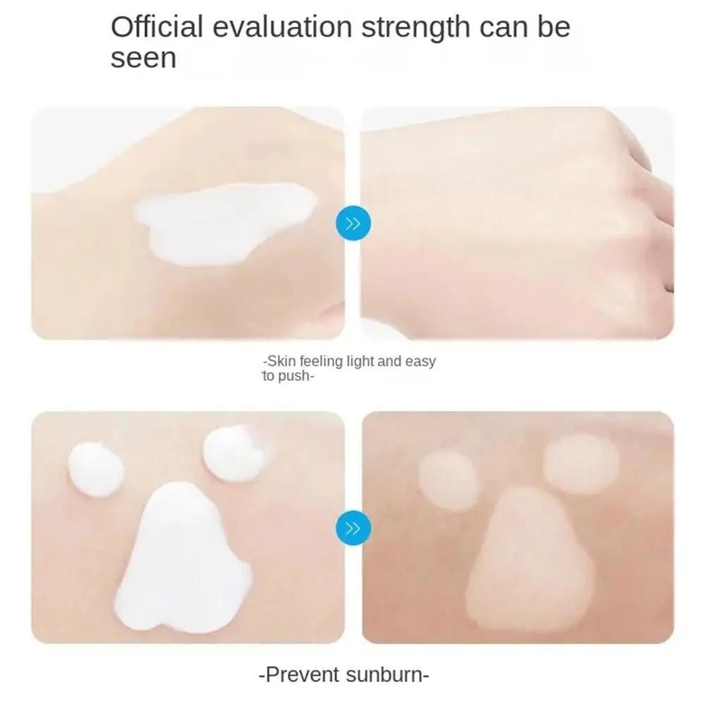 Waterproof Sunscreen Isolation Whitening Facial Sunscreen Anti-Ultraviolet Refreshing Makeup Fixed 60g Spf50 Liquid Moistur V5Z4