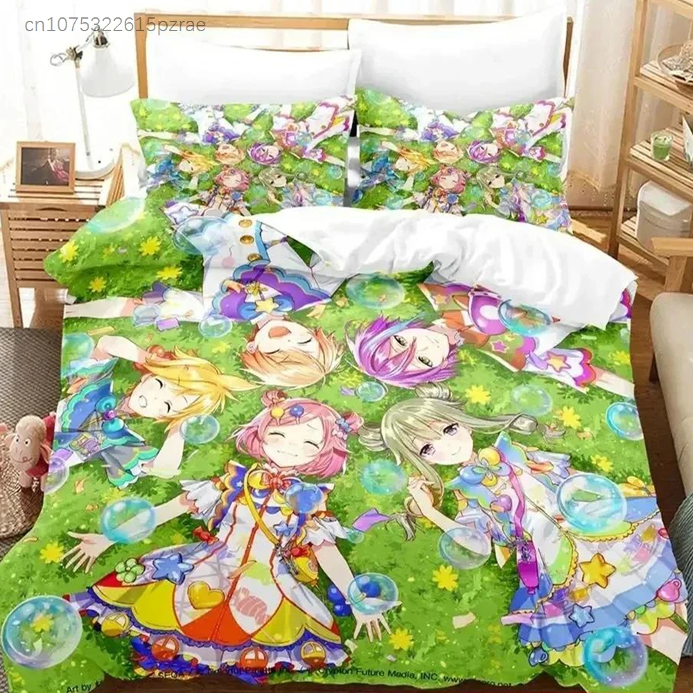 3D Print Wonderlands Showtime Anime Bedding Set Printed Bed Set With Pillowcase Duvet Cover Soft Queen King Size Bedclothes Home
