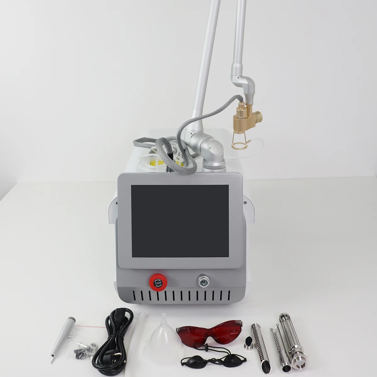 Professionelle CO2-Laser-Narbenentfernungsmaschine Fraktionierte Lasermaschine zur Hautverjüngung Faltenentfernung und Pigmentbehandlung – Detail 12