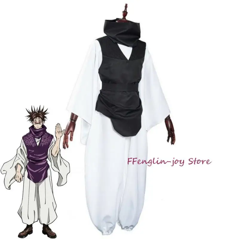 Anime Jujutsu Kaisen CHOSO Chōsō Cosplay Costume Wig Black Brown School Kimono Uniform Halloween Stage Performance Disguise Suit
